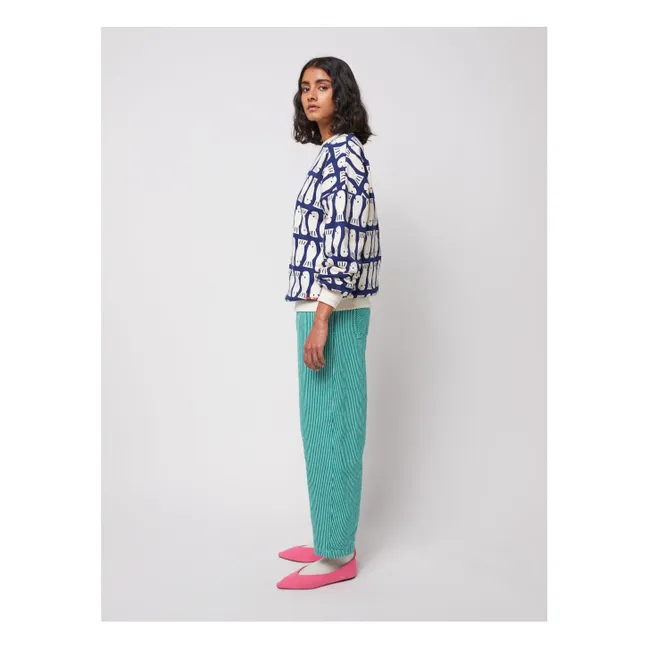 Lucky Fish Sweat Organic and Recycled Cotton - Women's Collection | Navy blue