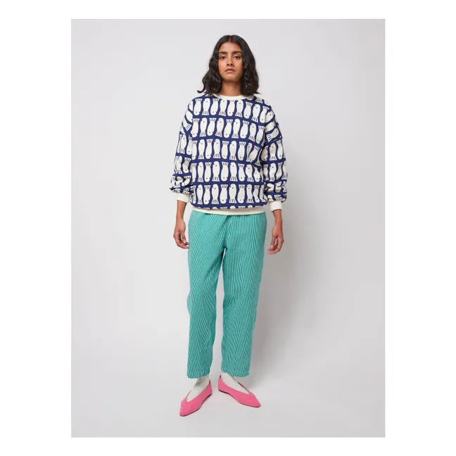 Lucky Fish Sweat Organic and Recycled Cotton - Women's Collection | Navy blue