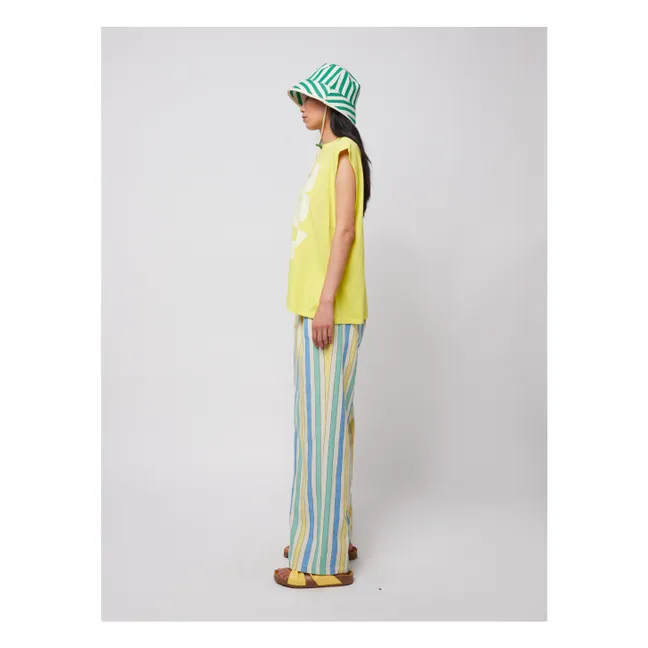 Débardeur Flower Coton Bio - Collection Femme | Jaune