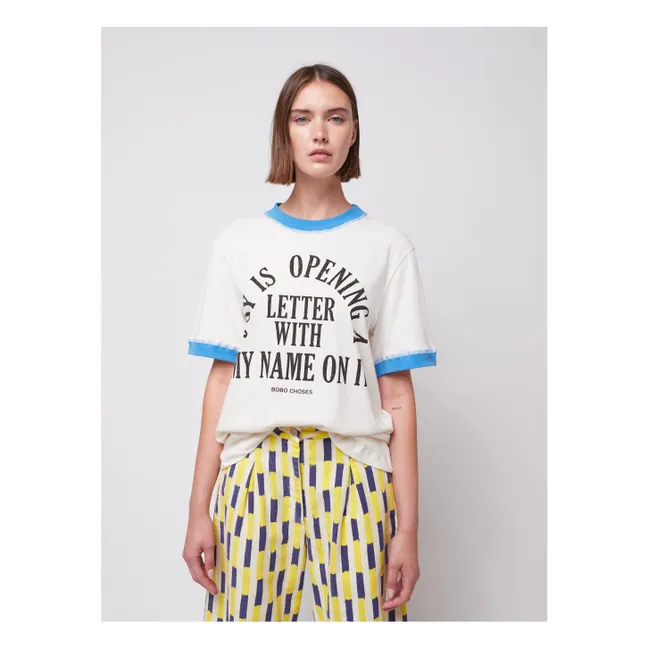 T-shirt Joy Is Coton Bio - Collection Femme | Blanc cassé