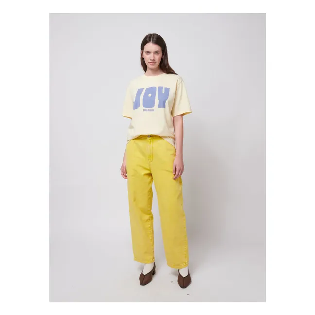 T-shirt Joy Coton Bio - Collection Femme | Jaune