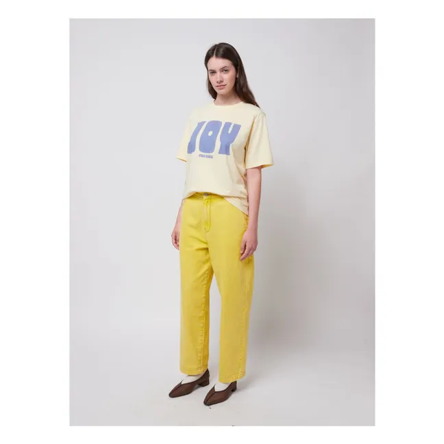 T-shirt Joy Coton Bio - Collection Femme | Jaune