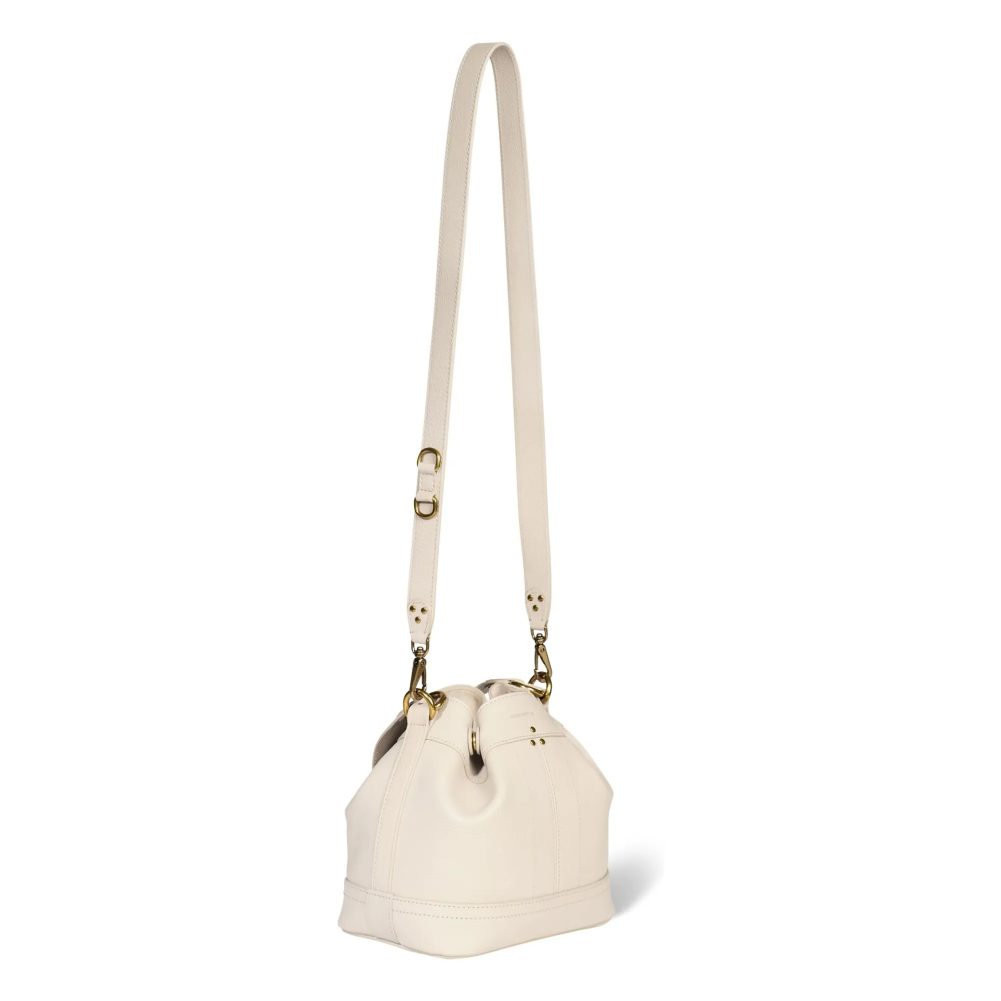 Sac Ben S Chèvre Grainé | Ecru- Image produit n°4