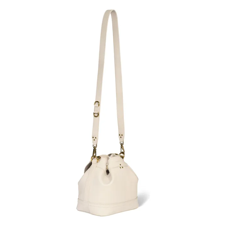 Sac Ben S Chèvre Grainé | Ecru- Image produit n°4