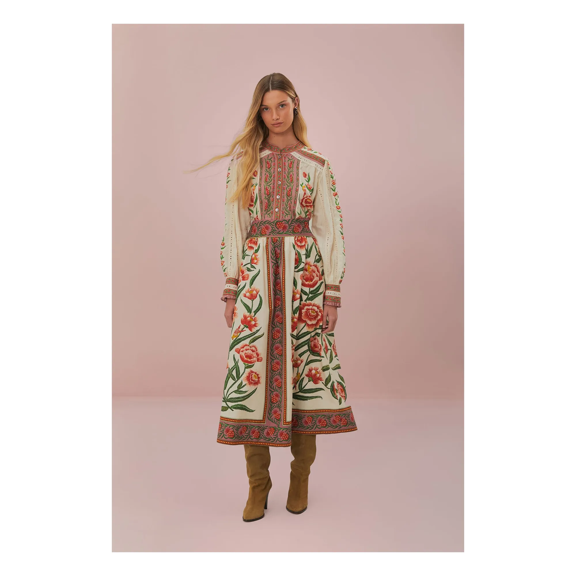 Farm Rio Off White Ainika Dress