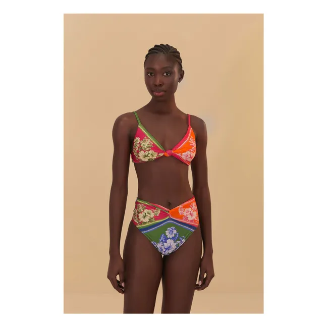 Floral Elegance Bikini Bottom | Pink