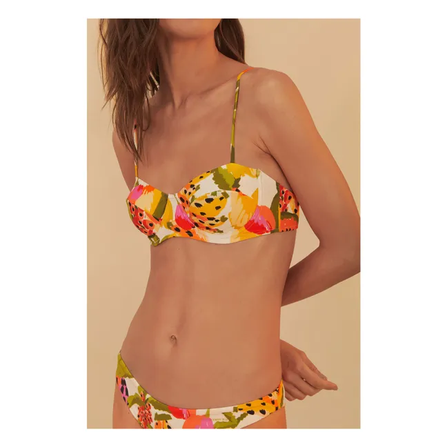 Fruit Paradise Swimsuit Top | Off white