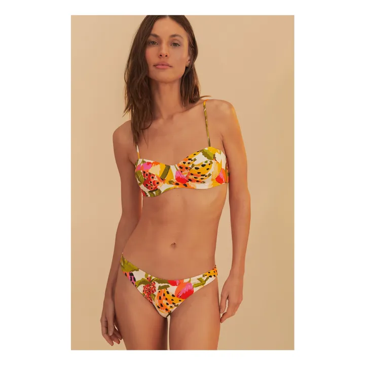 Haut de Maillot Fruit Paradise | Blanc cassé- Image produit n°0