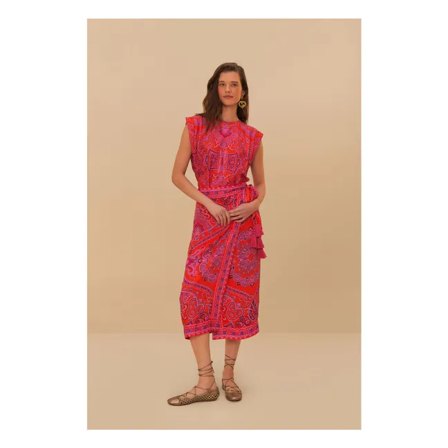 Jupe Paisley | Rouge