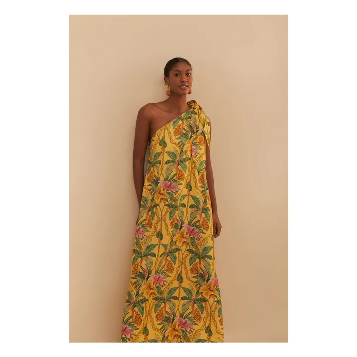 Robe Tropical Paradise Lin | Jaune- Image produit n°2