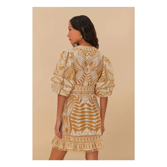 Kleid Lace Nature Leinen | Beige