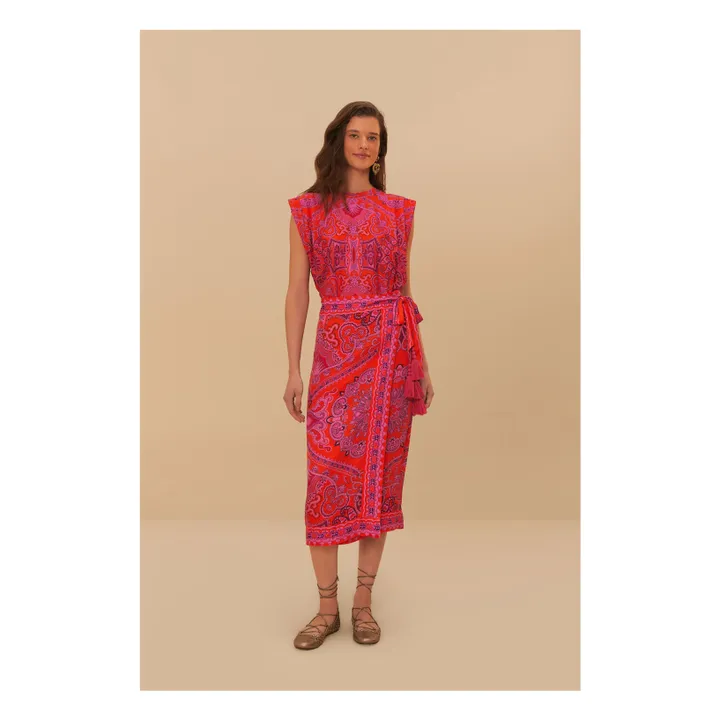 T-shirt Paisley | Rouge- Image produit n°0