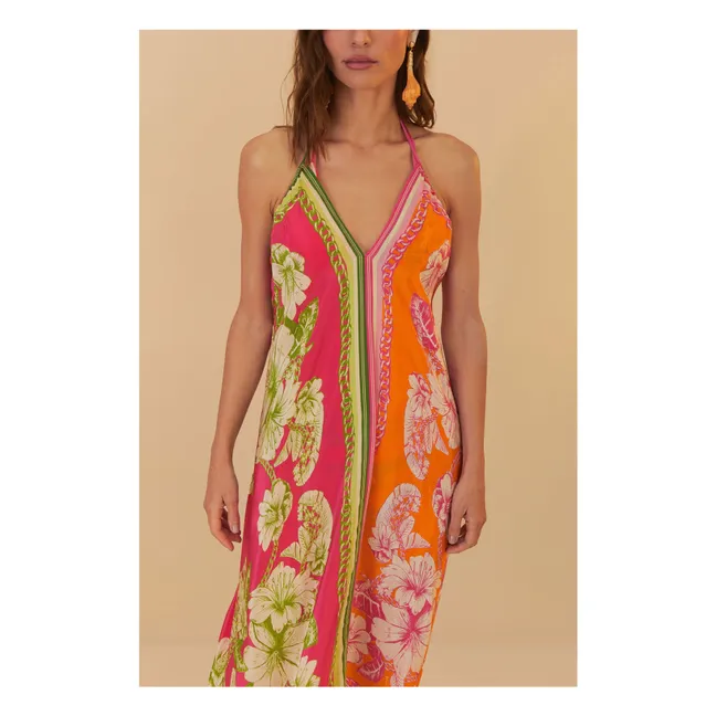 Vestido Floral Elegance | Rosa