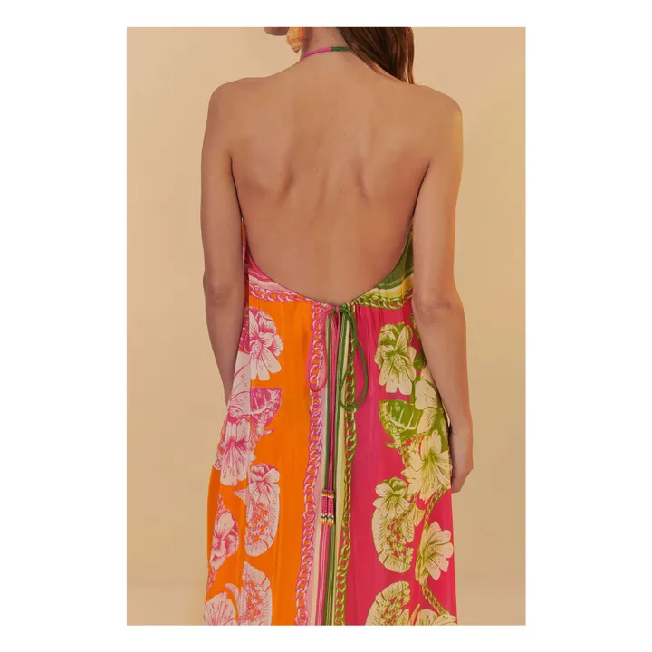 Robe Floral Elegance | Rose- Image produit n°4