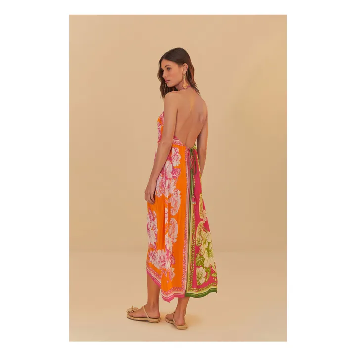 Robe Floral Elegance | Rose- Image produit n°2