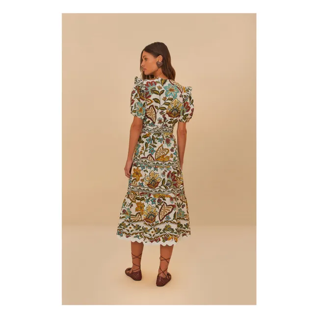 Vestido botánico | Blanco Roto