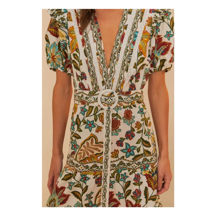 Vestido botánico | Blanco Roto- Imagen del producto n°3