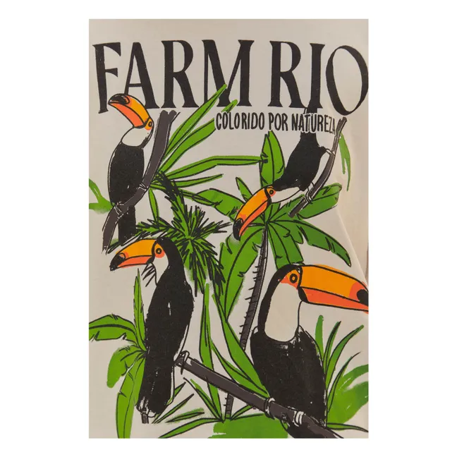Camiseta Nature Lovers Tucans | Blanco Roto