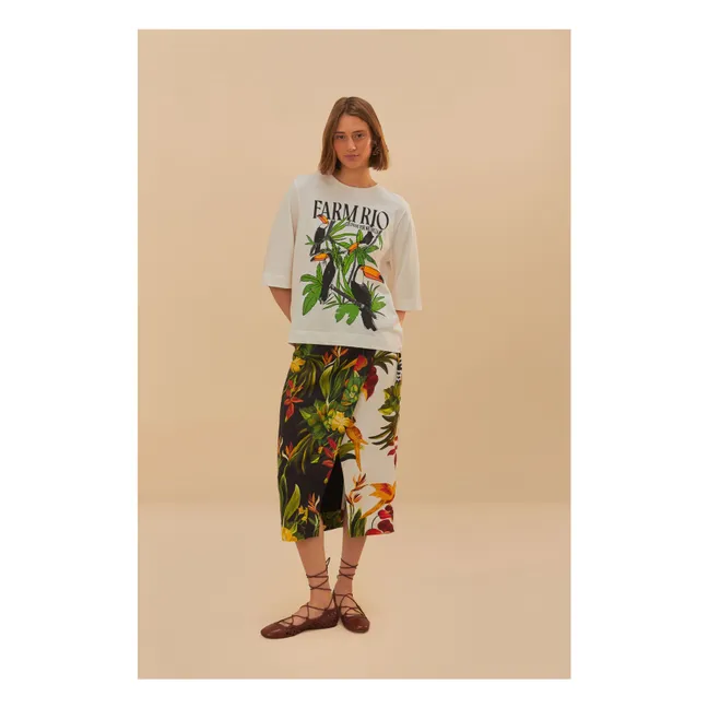 Camiseta Nature Lovers Tucans | Blanco Roto