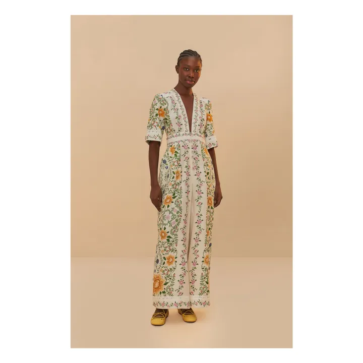 Mono Folk Floral de Lino | Blanco Roto- Imagen del producto n°1