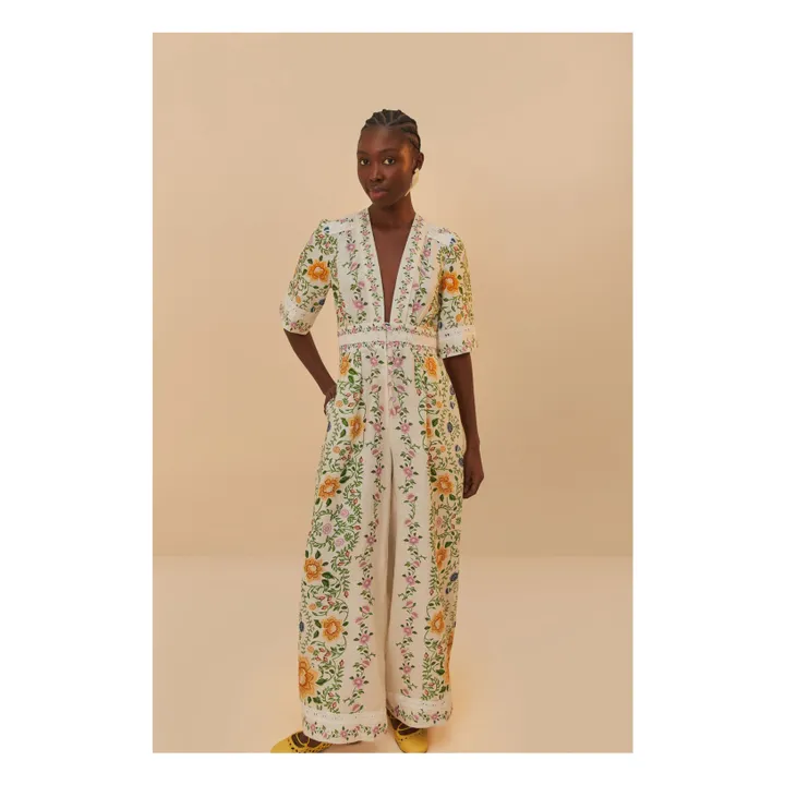 Mono Folk Floral de Lino | Blanco Roto- Imagen del producto n°0
