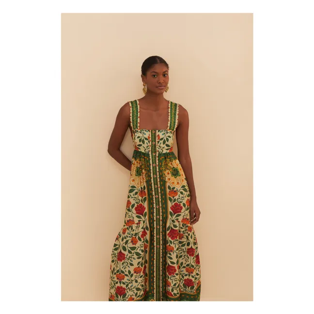 Vestido Garden Tapestry | Verde