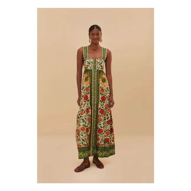 Vestido Garden Tapestry | Verde