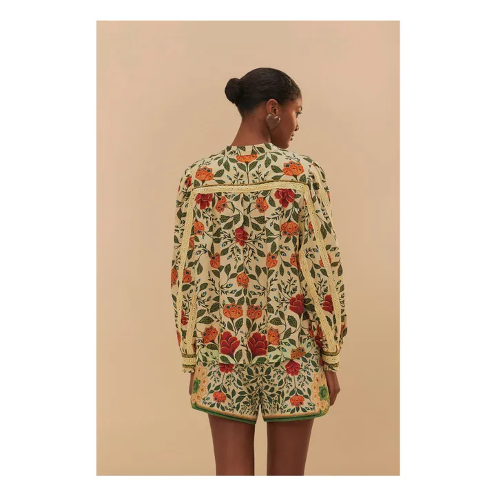 Blouse Garden Tapestry | Vert- Image produit n°3