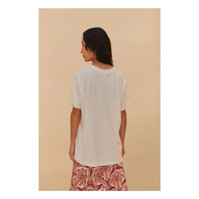 De Brasil al mundo Camiseta | Blanco Roto