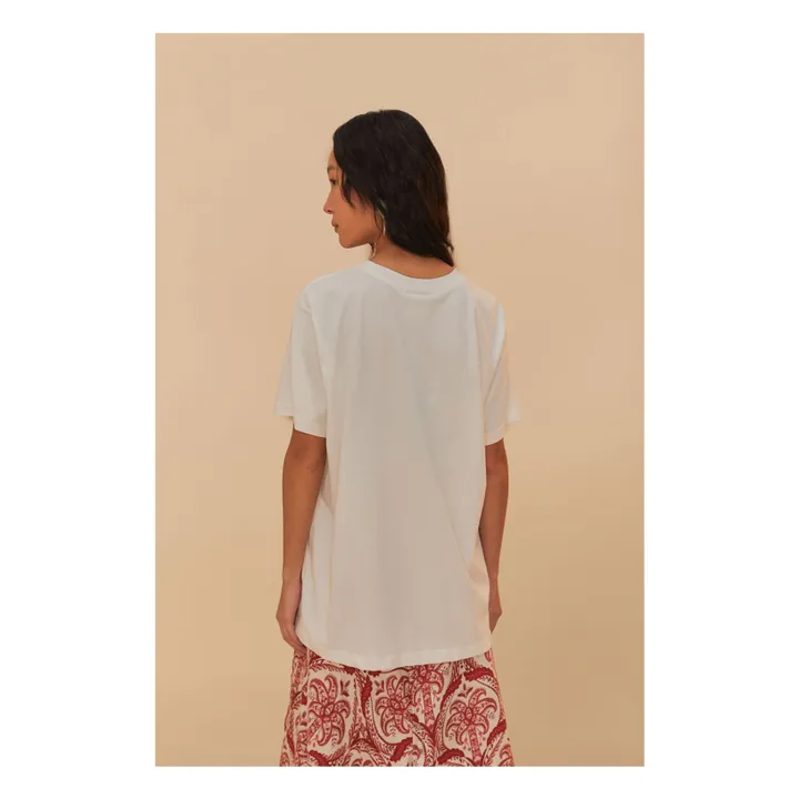 T-shirt From Brasil to the World | Blanc cassé- Image produit n°3