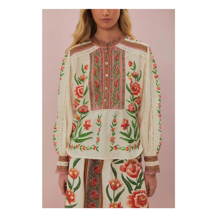 Blusa Ainika | Blanco Roto- Imagen del producto n°0