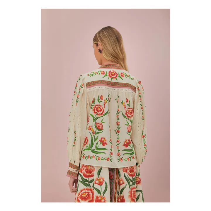 Blusa Ainika | Blanco Roto- Imagen del producto n°3