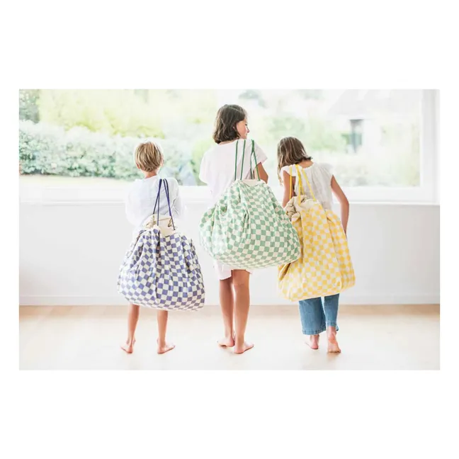 Noomad Bag / Playmat - Vichy | Yellow