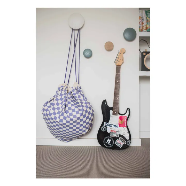 Sac / Tapis de jeu Noomad  - Vichy | Violet- Image produit n°1