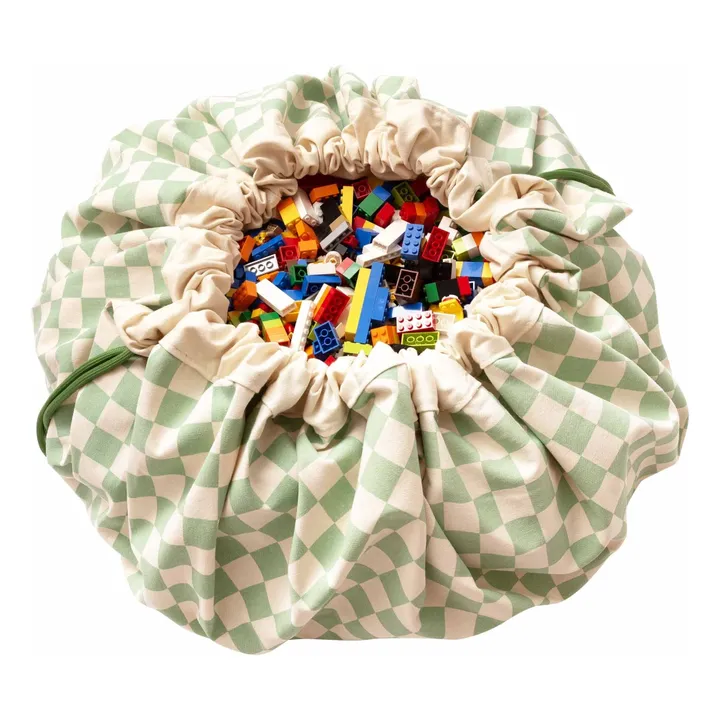 Sac / Tapis de jeu Noomad  - Vichy | Vert- Image produit n°0