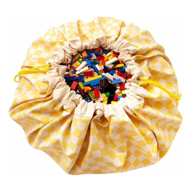 Noomad Bag / Playmat - Vichy | Yellow