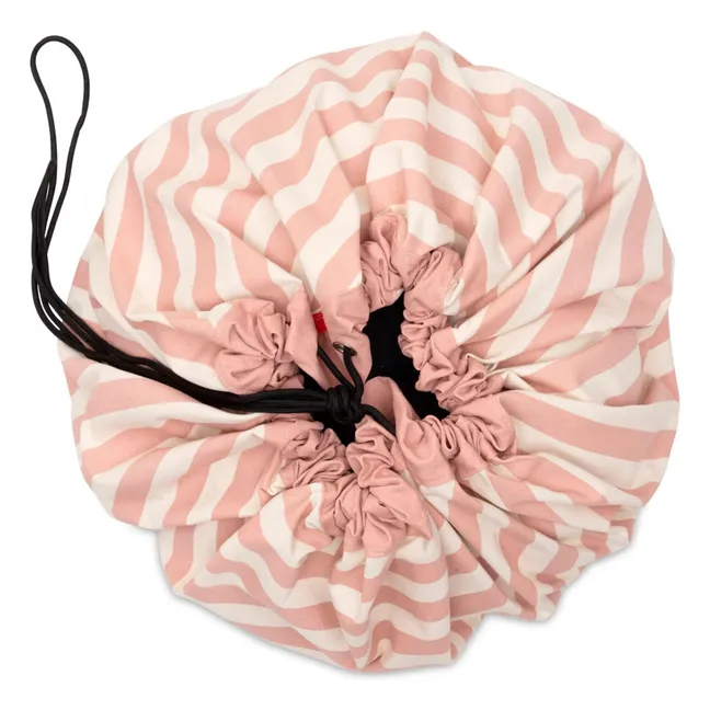 Noomad Tasche / Spielmatte - Streifen | Rosa