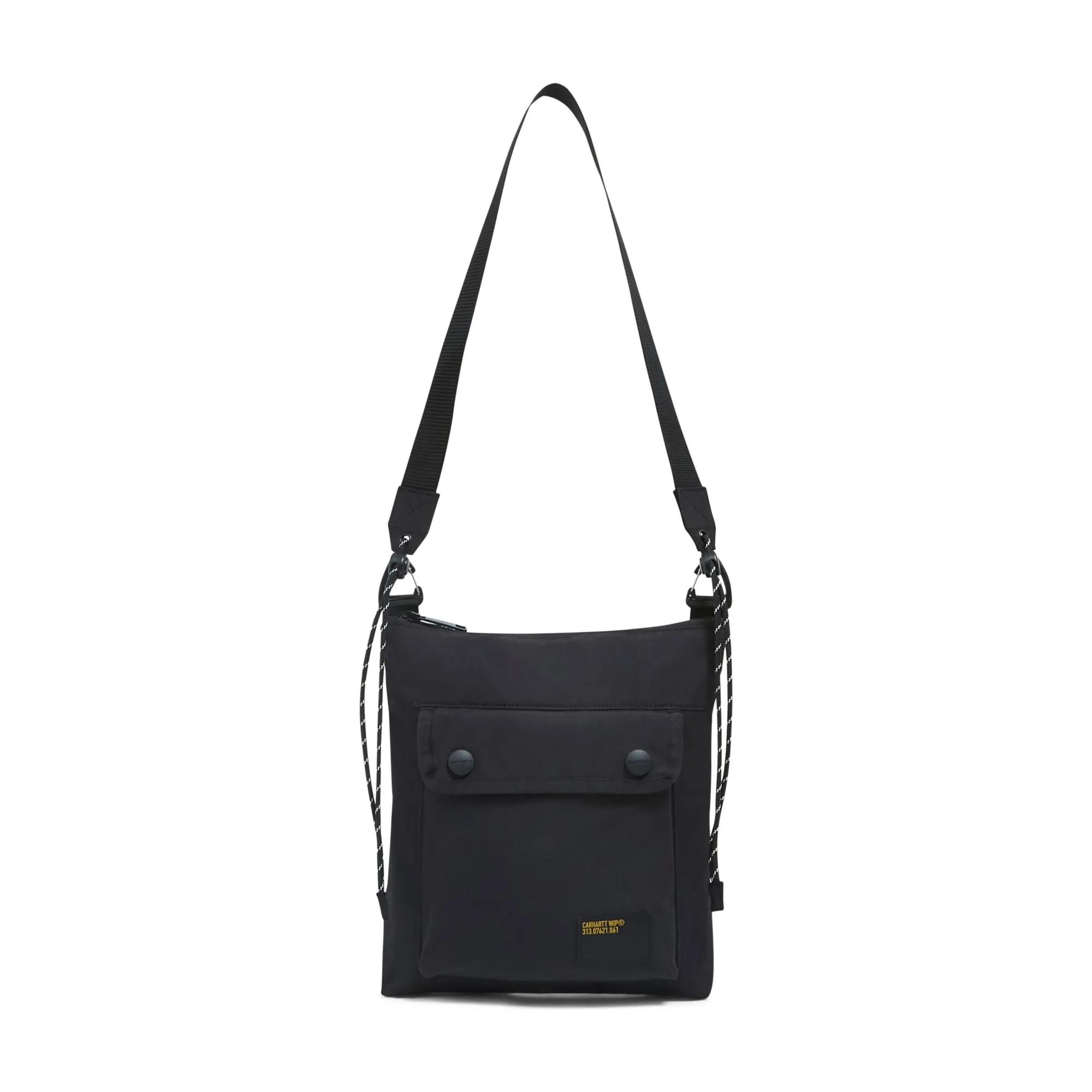 【送料&関税込】Carhartt Black Cotton Blend Haste Strap Bag Carhartt Black Cotton Blend Haste Strap Bag | italist