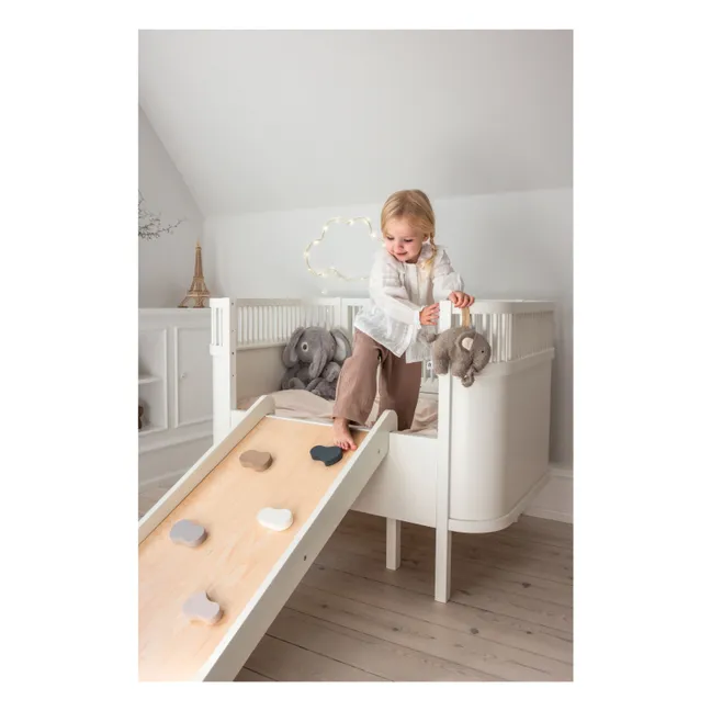 Cama tobogán 2 en 1 | Blanco