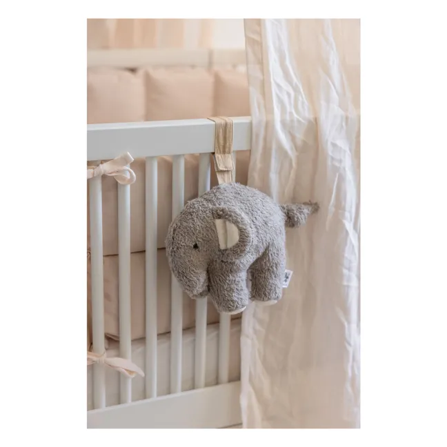 Mobile musical éléphant | Gris