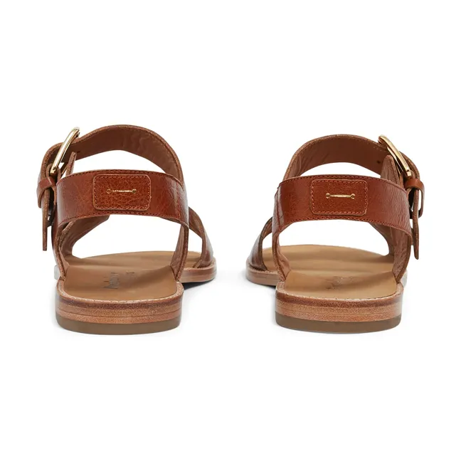 Beaulieu Leather Sandals | Caramel