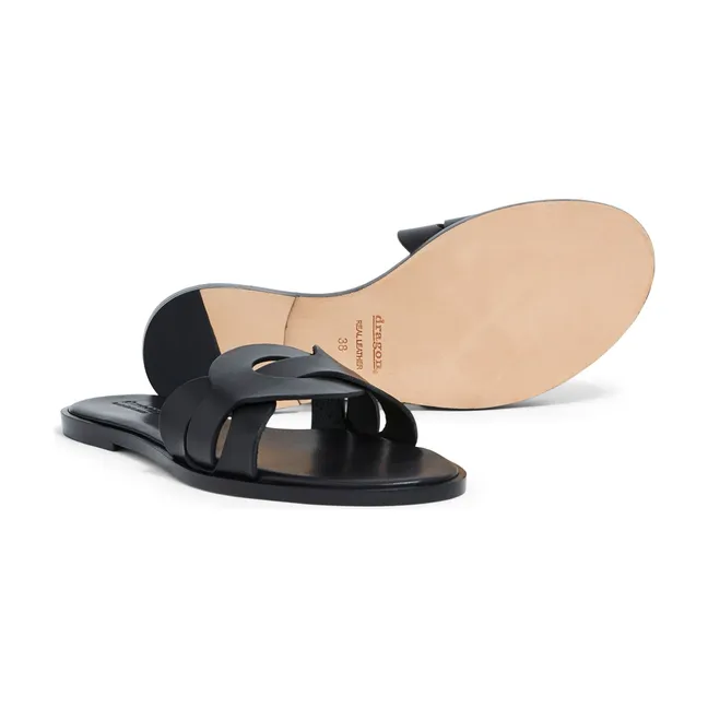 Big Ring sandals | Black