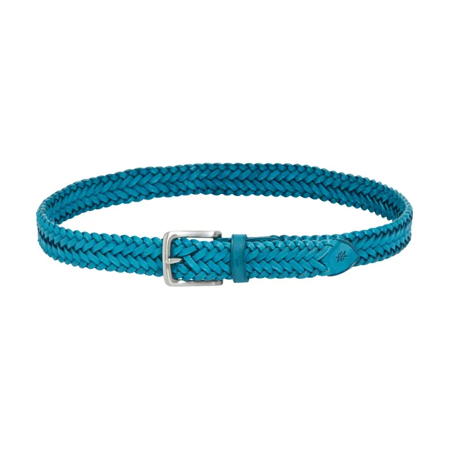 Ceinture Tressée 3 cm | Bleu