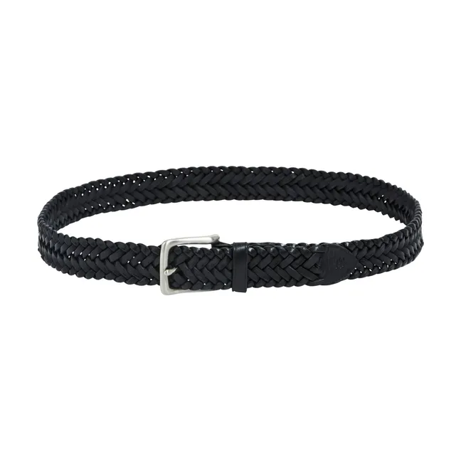 Ceinture Tressée 3 cm | Noir