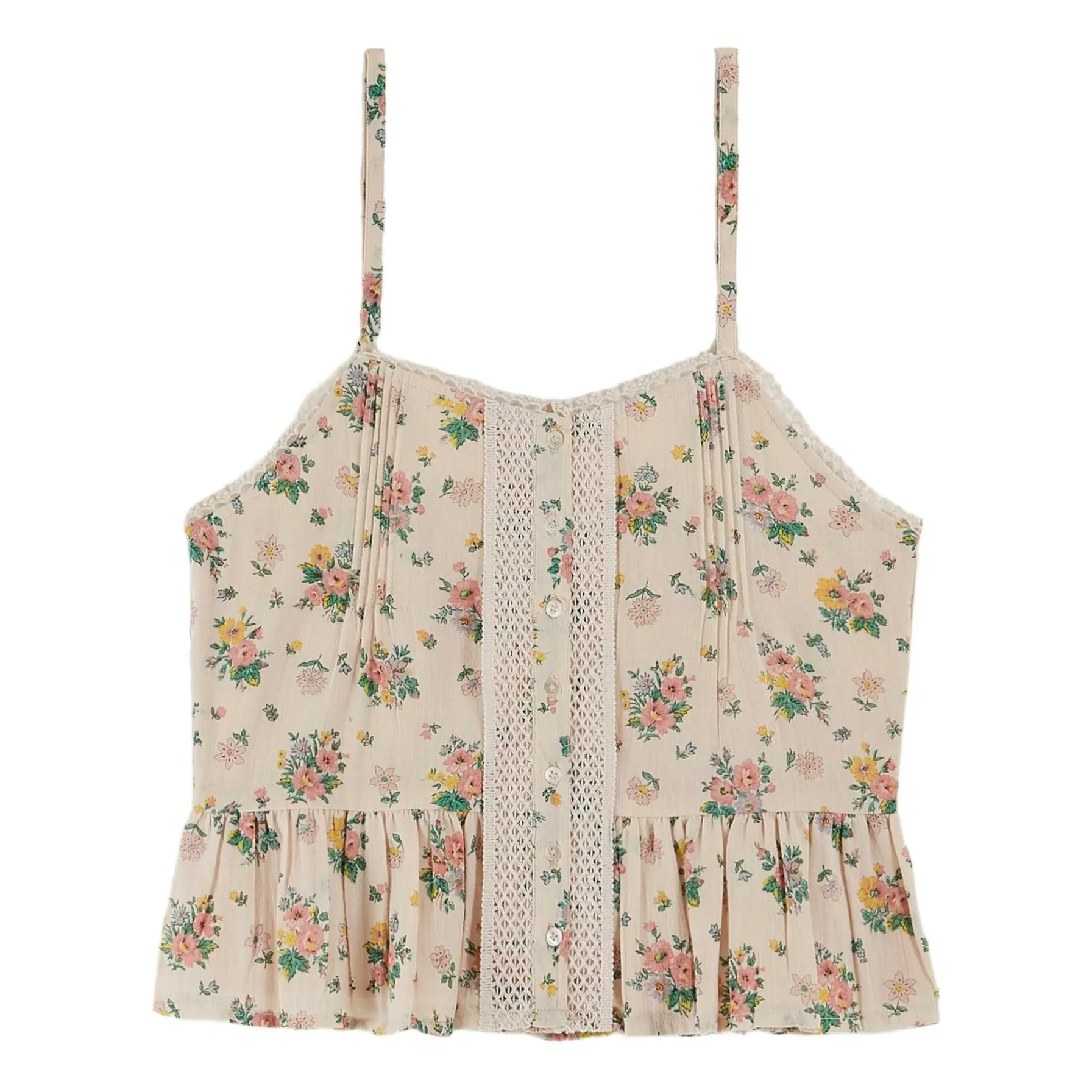 Emile Et Ida Ecru Bastien Tank Top