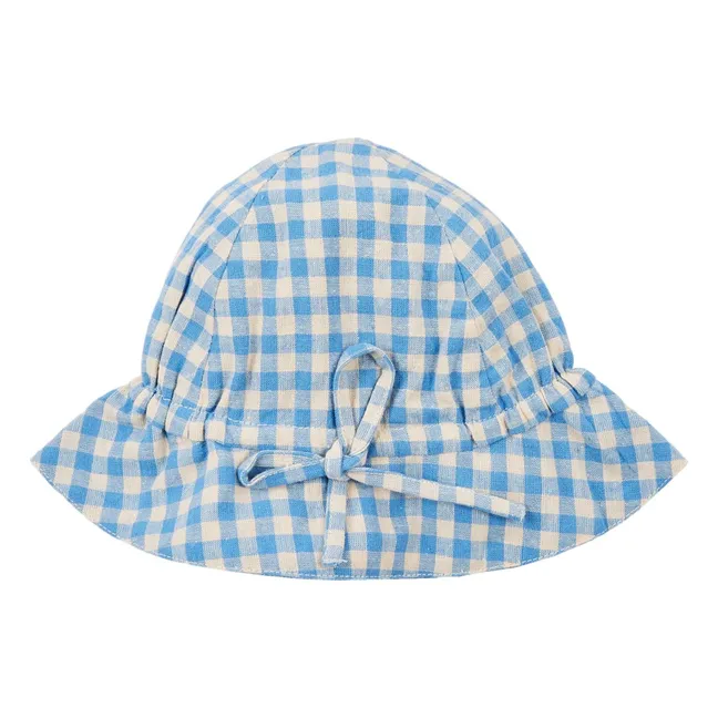 Cappello Vichy Lagon | Blu