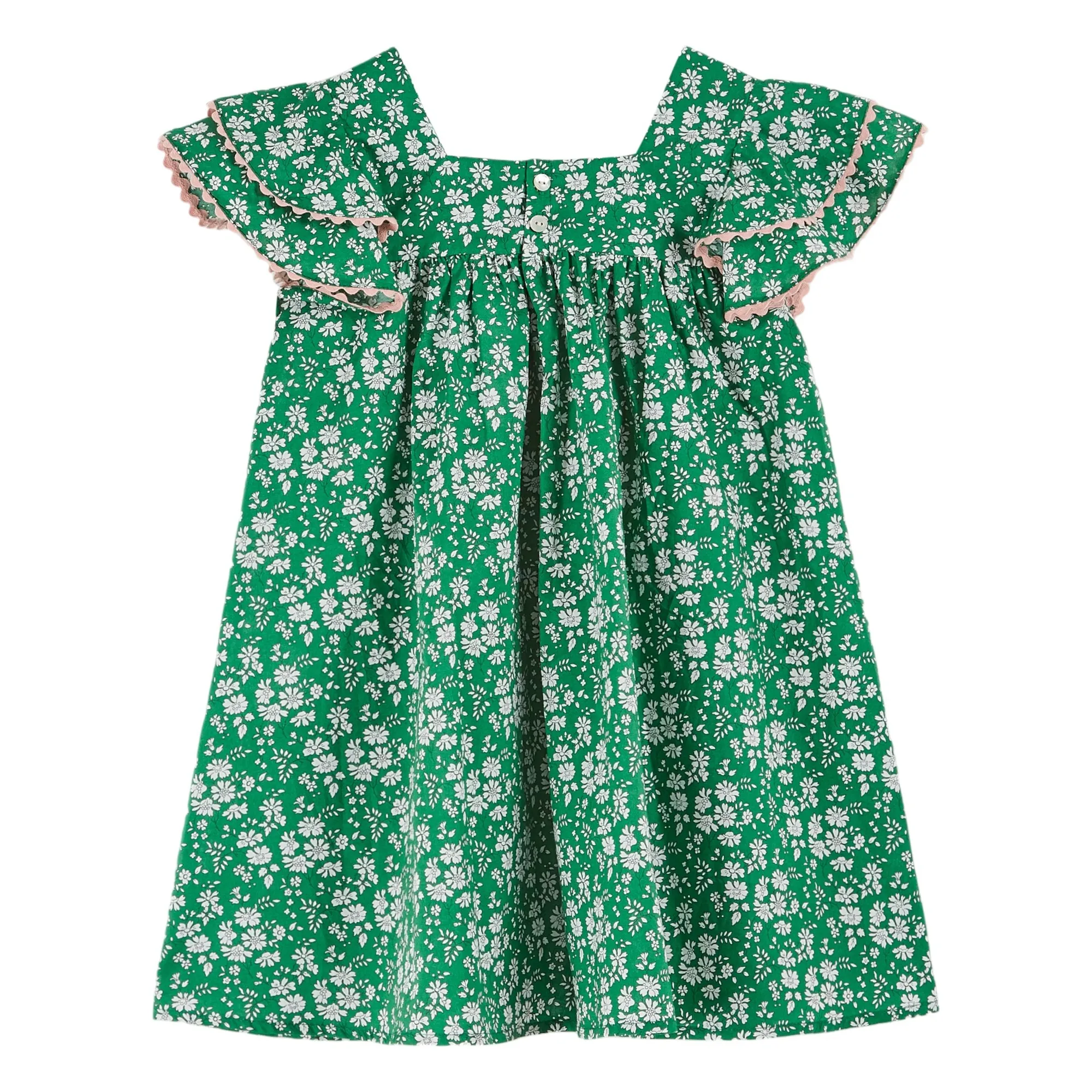 Emile Et Ida Green Liberty Dress