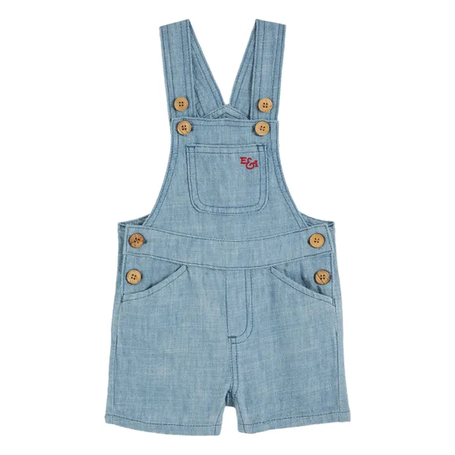 Latzhose Chambray | Hellblau