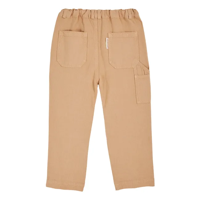 Canvas pants | Apricot
