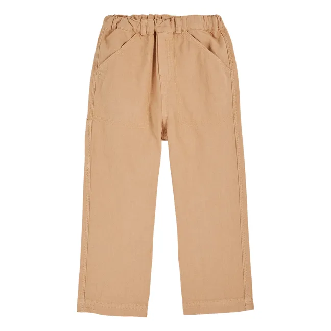 Canvas pants | Apricot